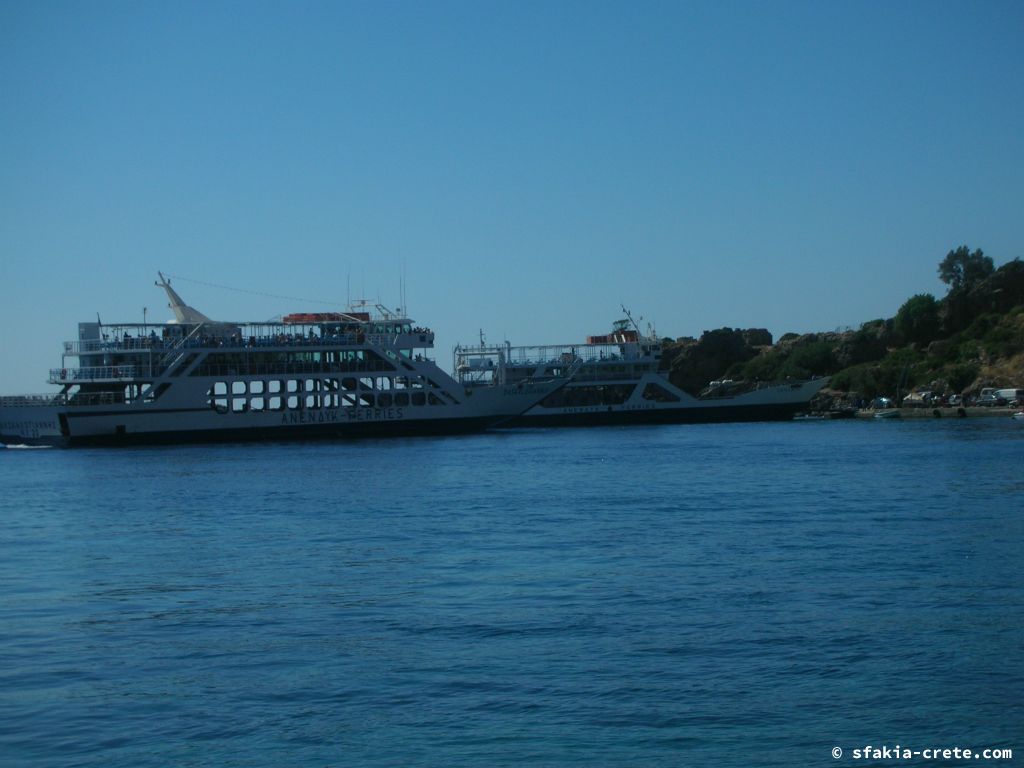 Photo report of a stay around Loutro, Sfakia, Crete in July 2009